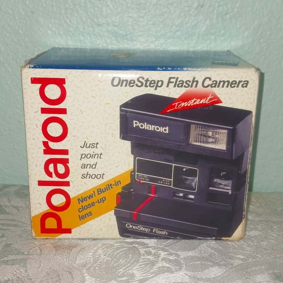 Vintage Polaroid 600 Plus One Step Flash Camera